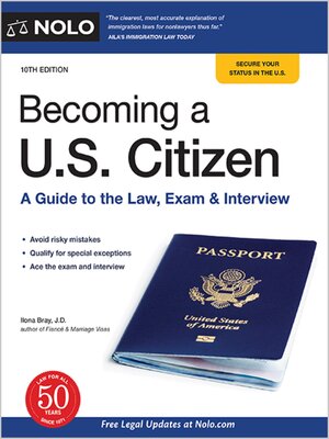 cover image of Becoming a U.S. Citizen